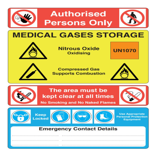 Gas Sign - Nitrous Oxide