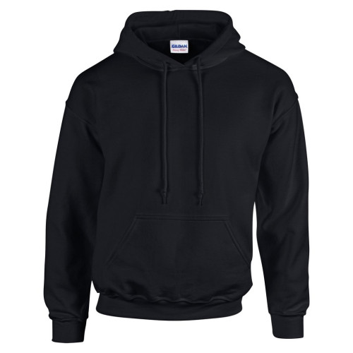 Gildan / Black / Unisex Hooded Sweatshirt / XL