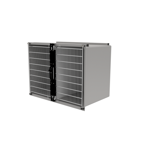 Stellvet Kennel Double Door W1220xH762xD717mm (No Divider)