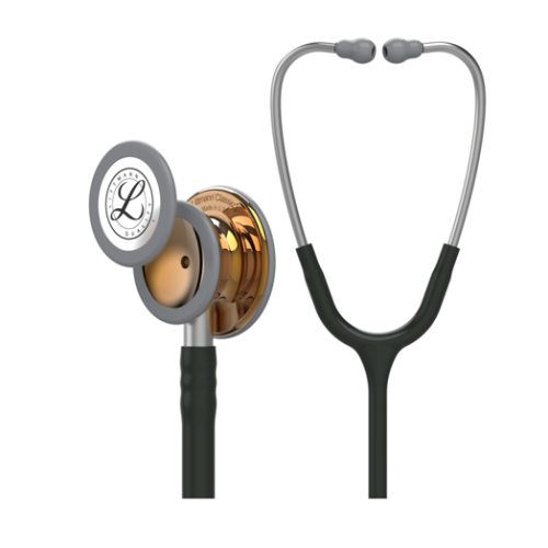 3M Littmann Classic III Stethoscope Colour: High Polish Copper Chestpiece, Black Tube