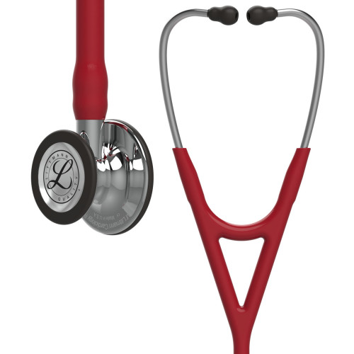 3M Littmann Cardiology Stethoscope Burgundy with Mirror Finish Chestpiece