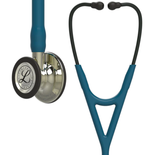 3M Littmann Cardiology Stethoscope Caribbean Blue with Champagne Chestpiece