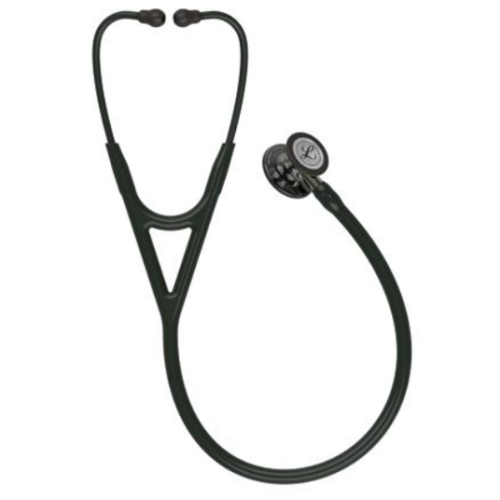 3M Littmann Cardiology Stethoscope High Polish Smoke Edition with Black Tube and Champagne Stem