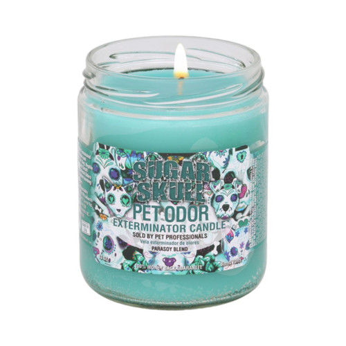 Vet Candle Jar Sugar Skull 13oz