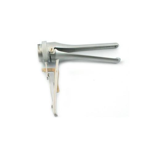 Opticlar spreadable speculum with 4 position click stops.