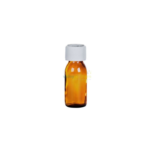 Pharmasafe Capped Glass Medicine Bottle 60ml