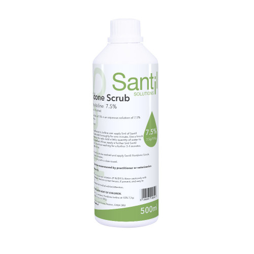 Santil Povidone-Iodine Surgical Scrub 7.5% 500ml