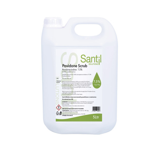 Santil Povidone-Iodine Surgical Scrub 7.5% 5ltr