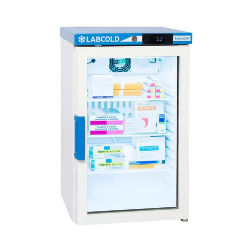 Labcold IntelliCold Pharmacy and Vaccine Fridge 66L Glass Door (735 x 450 x 510)