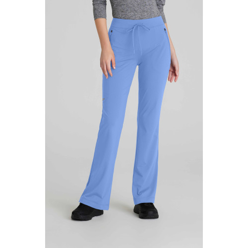 Barco Skechers Slip-ins Glide Knit Flare Pant in Ciel - M