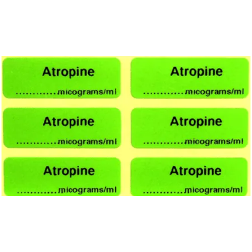 Infusion Concepts Syringe Label Atropine