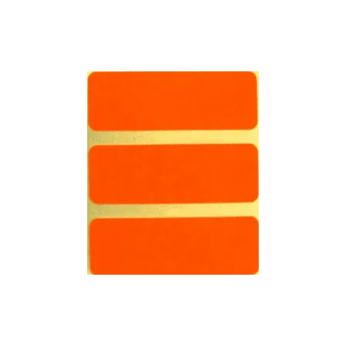 Infusion Concepts Syringe Label Blank Orange