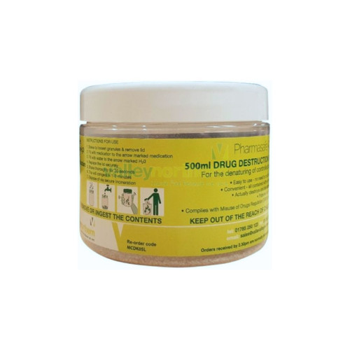 Pharmasafe Controlled Drug Denature Kit 500ml