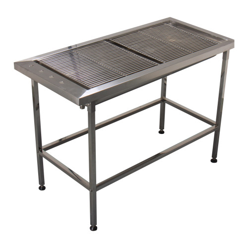 Prep Tub Table Stainless Low Profile 140cm