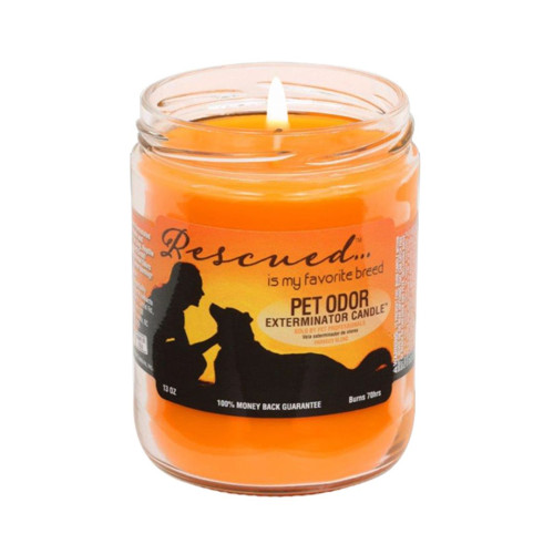 Pet Odor Candle Rescued 13oz