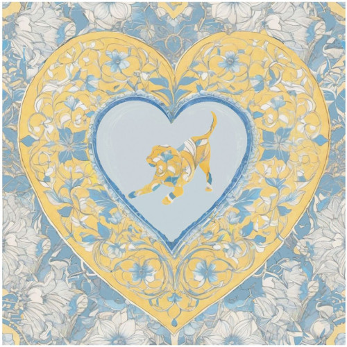 Within Our Hearts Dog Pet Sympathy Card