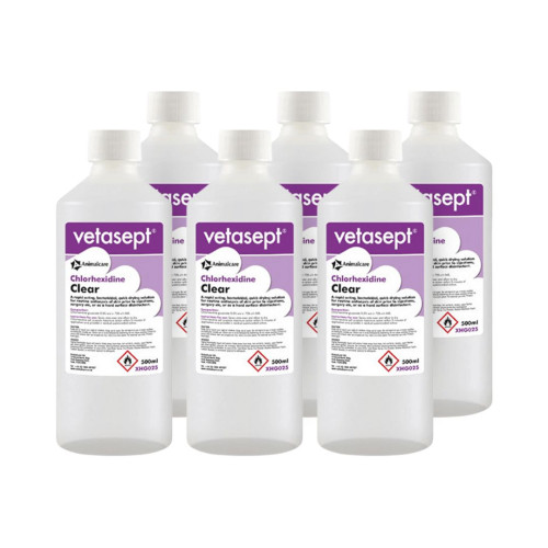 Vetasept Clear Spray Refill 6 x 500ml