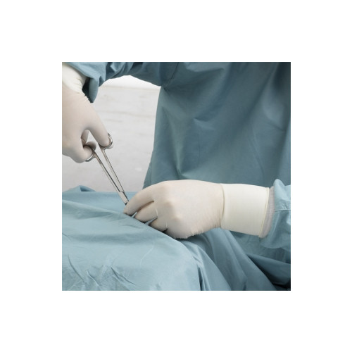 Krutex Sterile Powder/Latex Free White P-isoprene Surgical Glove 6.0*25