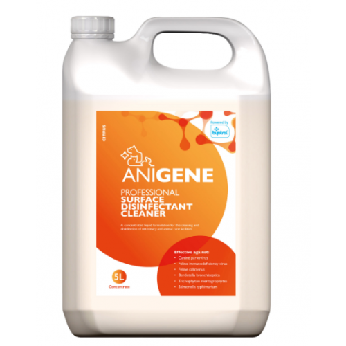 Anigene Professional Disinfectant Cleaner Citrus 5Ltr