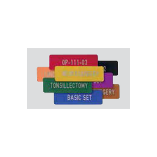 Aesculap Sterile Container Identification Labels With Text (Up To 13 Letters) Black