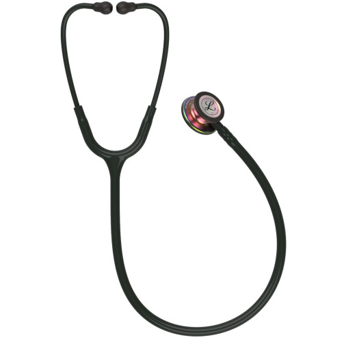3M Littmann Classic III Stethoscope Colour:  Black W/Rainbow Chestpiece