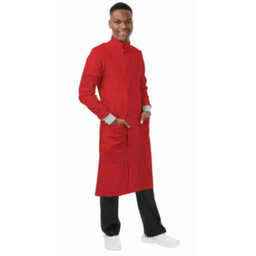 EEHWC Howie Unisex Lab Coat Red 34