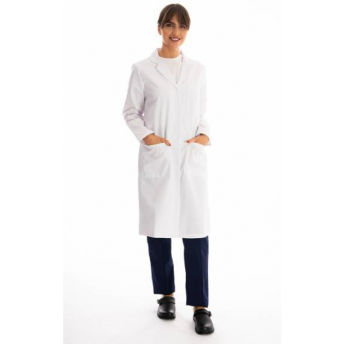 EEWMC Ladies Lab Coat White 32"