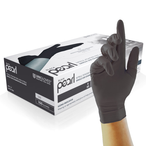 Black Nitrile Powder FREE Gloves Size Small