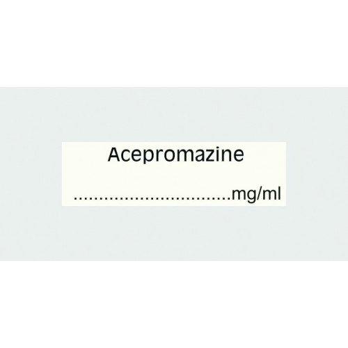 Acepromazine Label (with...mg/ml)