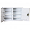 CLEARANCE - Controlled Drug Cabinet 162L CDC 600(H) 900W) 300(D)mm with 6 Shelves and Wall Fixings