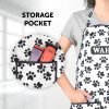 Wahl Paw Print Grooming Apron - Repels Hair and Water