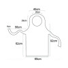 Blue Polythene Aprons - 69 x 117cm (Pack of 100)