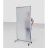 Mobile Acrylic Protective Screen Divider FROSTED 900mm (W) x 2000mm (H)