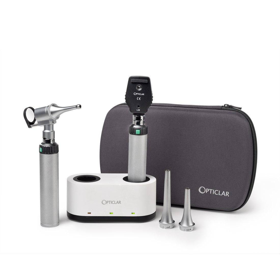 Vet Direct Opticlar VisionVet Set 3B LED Ophthalmoscope, Otoscope