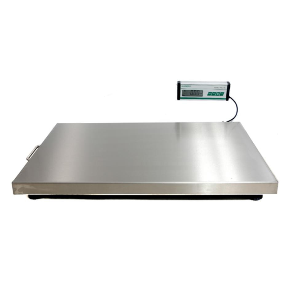 Animal Platform Scale Vet Direct - Walk on veterinary platform scale 150kg with handle and wheels